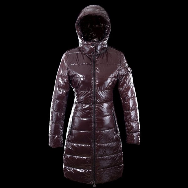 Moncler Moda marrone Slash e Cap lunga calda Cappotti uscita